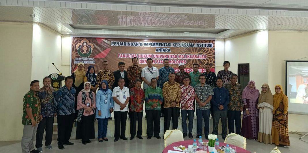 Fakultas Hukum Unimal, Kerja Sama dengan Stakeholders