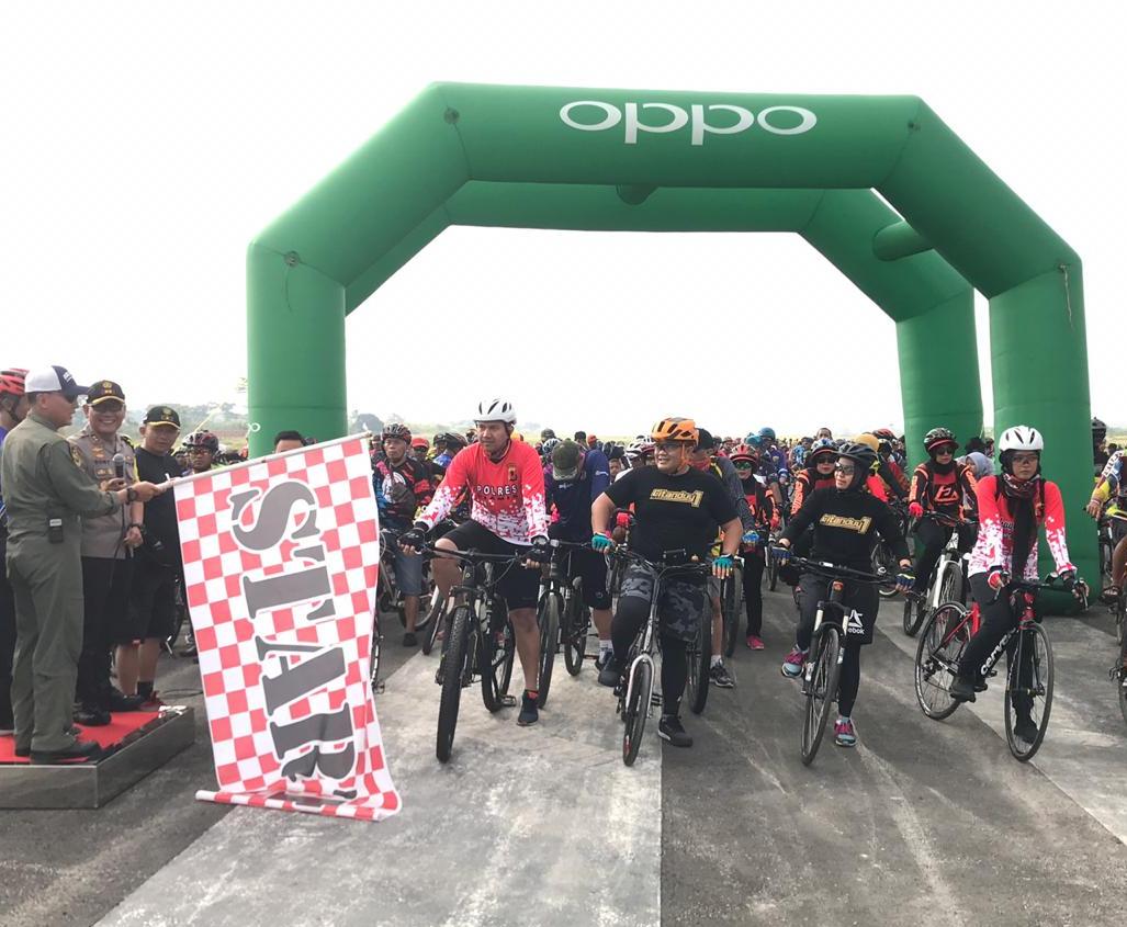 HUT TNI Ke-74, Kapolres Banjar Ikuti Kegiatan Patriot Funbike