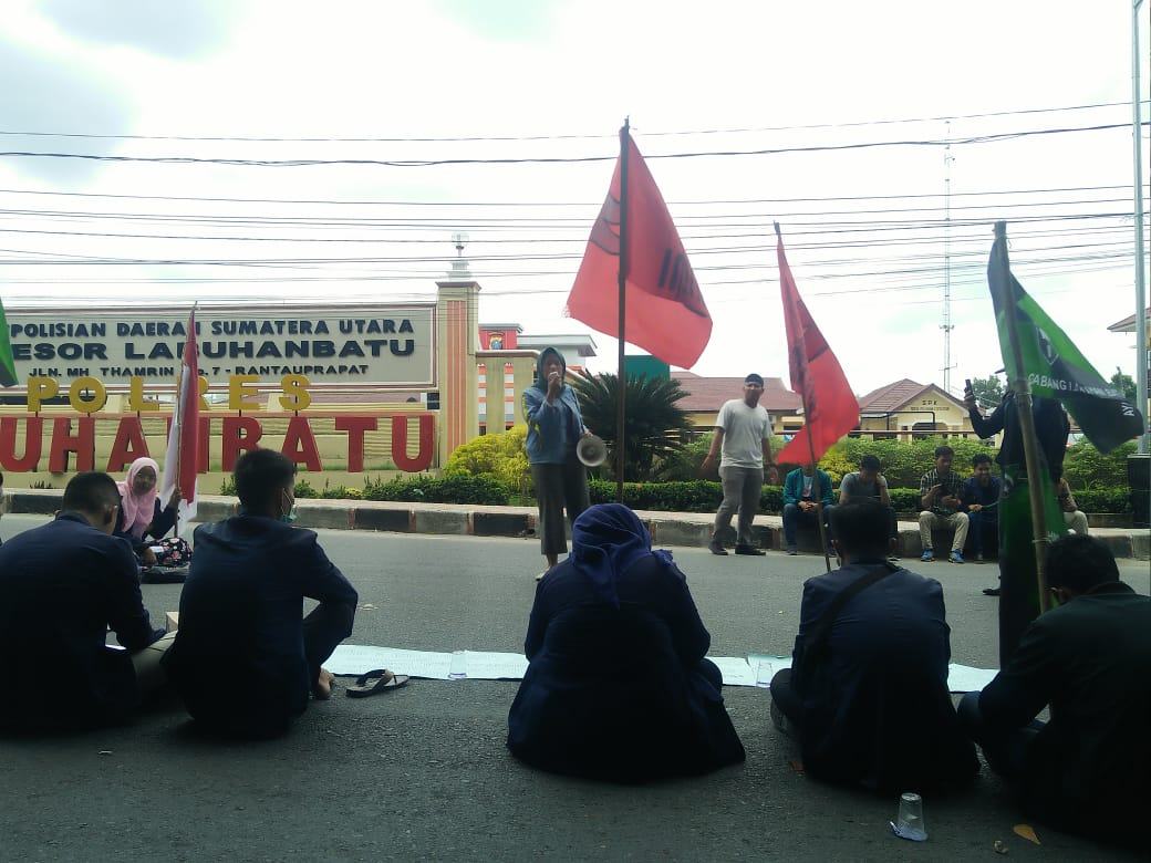 Aksi Mahasiswa Labuhanbatu, Ini Tuntutan Tegas Kodim/P untuk Kapolres
