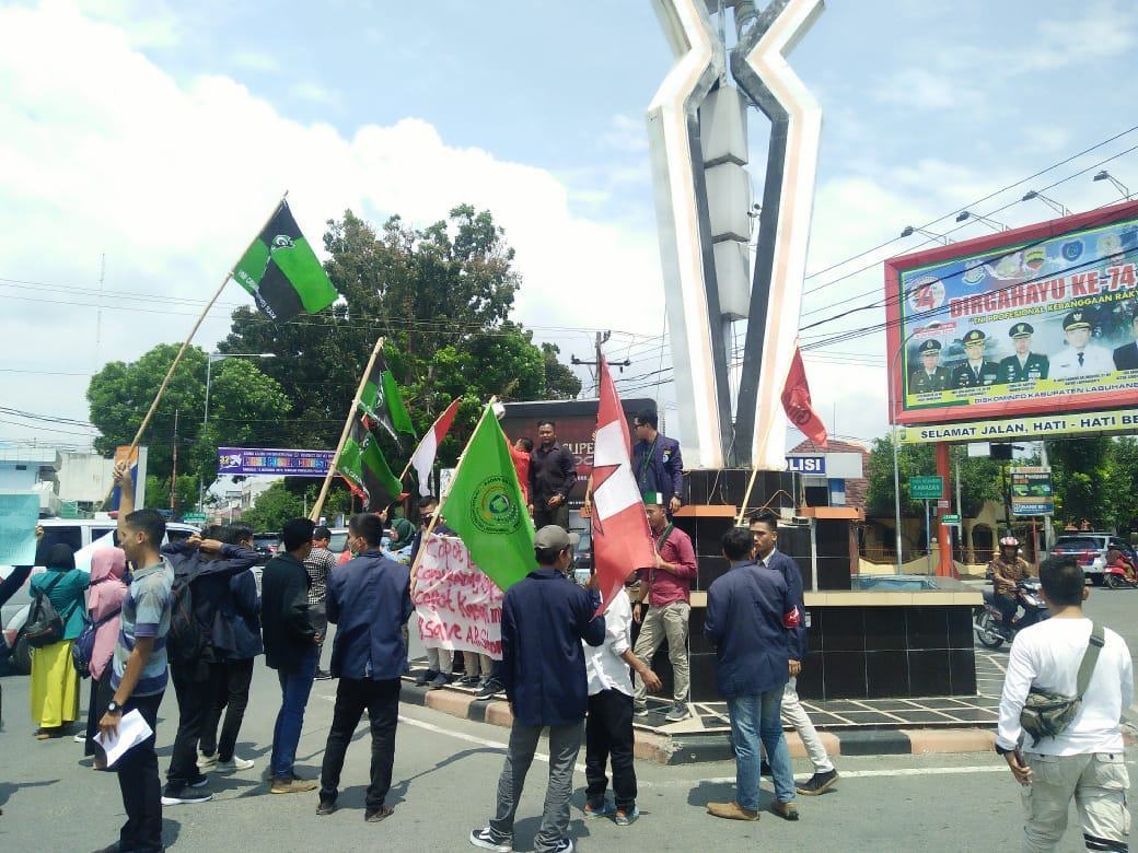 Aksi Mahasiswa Labuhanbatu, Ini Tuntutan Tegas Kodim/P untuk Kapolres