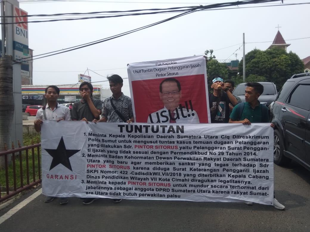 DPRD Sumut, GARANSI Desak Polda Usut Tuntas Kasus Pintor Sitorus