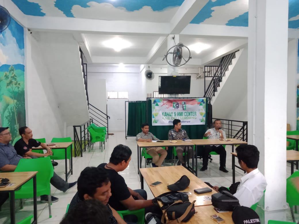 HMI Cabang Persiapan Deli Serdang, Gelar Diskusi Publik