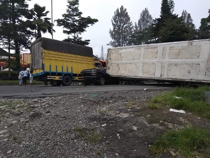 Kecelakaan di Sibolangit, 5 Kendaraan Terlibat
