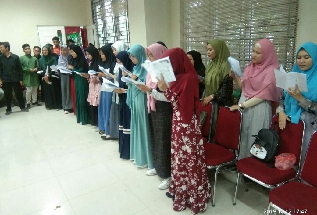 HMI FUSI UINSU, Laksanakan Maperca "Kuliah Prioritas Organisasi Totalitas"