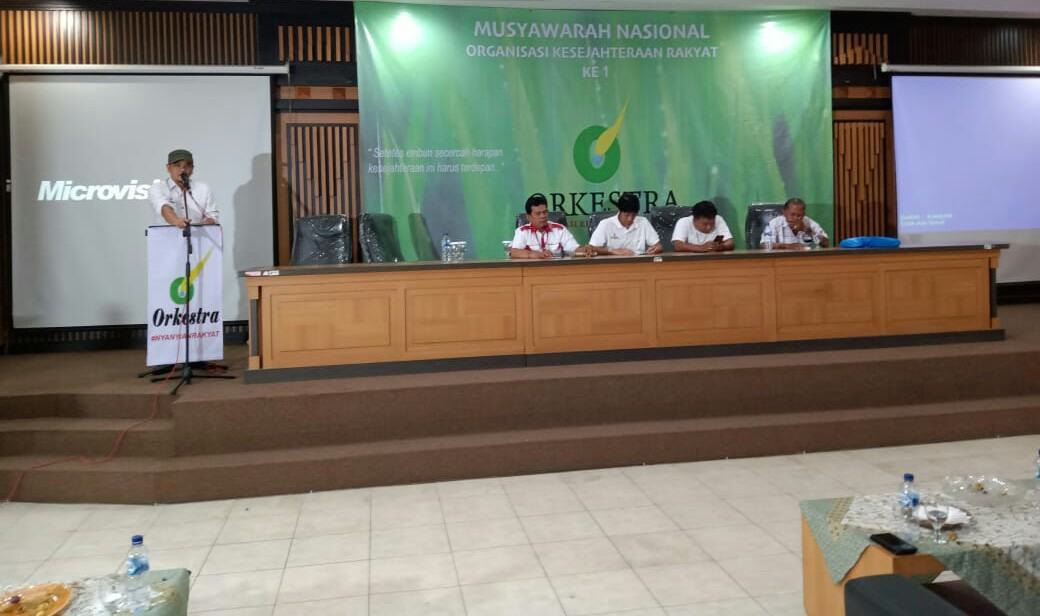 Munas I Orkestra, Pompida Terpilih Sebagai Ketua Umum