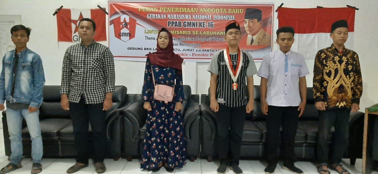 GMNI Labuhanbatu, Laksanakan Pekan Penerimaan Anggota Baru