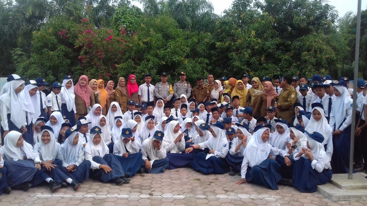 Kapolsekta Kotapinang, Sampaikan Pesan Kamtibmas kepada Pelajar