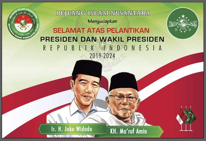 Pelantikan Presiden RI, PIN Ucapkan Selamat untuk Jokowi-Amin