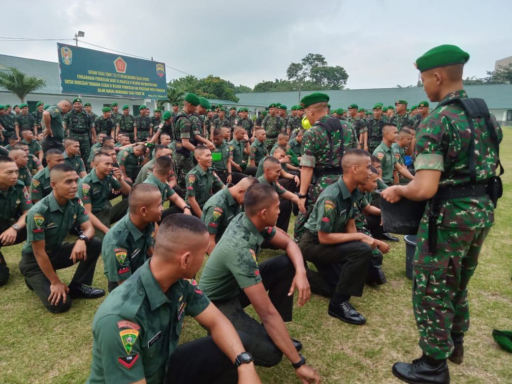 Danyonif 133/YS, Pimpin Upacara Korps Kenaikan Pangkat dan Pindah Satuan