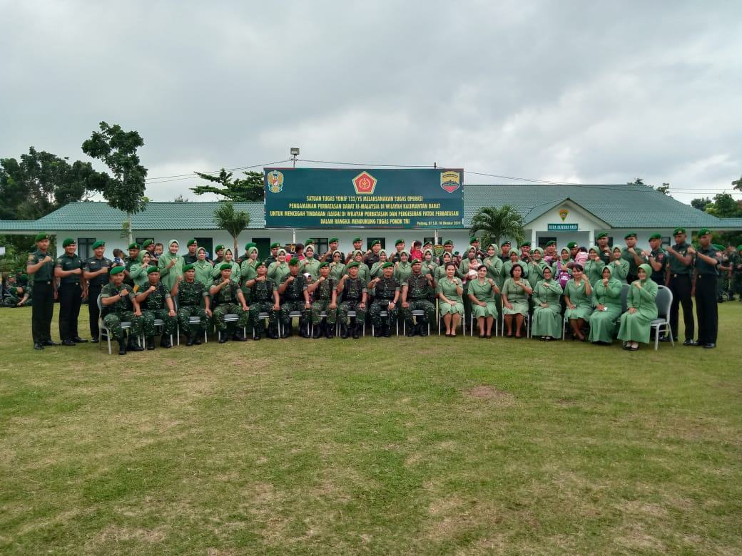 Danyonif 133/YS, Pimpin Upacara Korps Kenaikan Pangkat dan Pindah Satuan