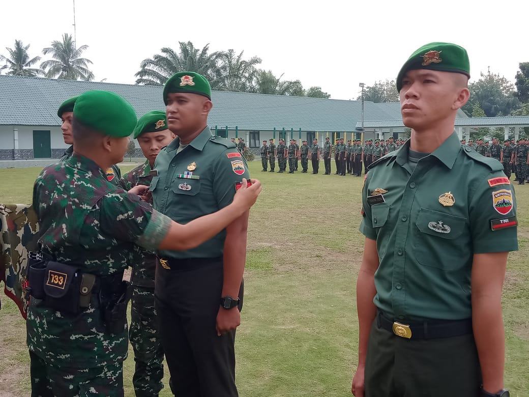 Danyonif 133/YS, Pimpin Upacara Korps Kenaikan Pangkat dan Pindah Satuan