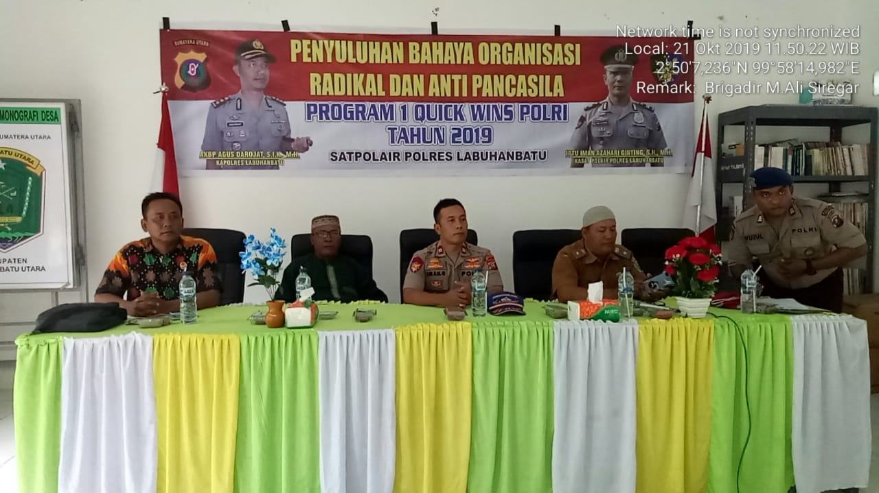 Kasat Polair Polres Labuhanbatu, Laksanakan Giat Quick Wins 1 2019