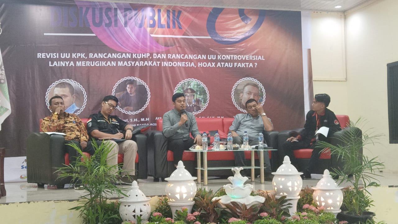 FH Unimal, Diskusi Soal UU Kontroversi 