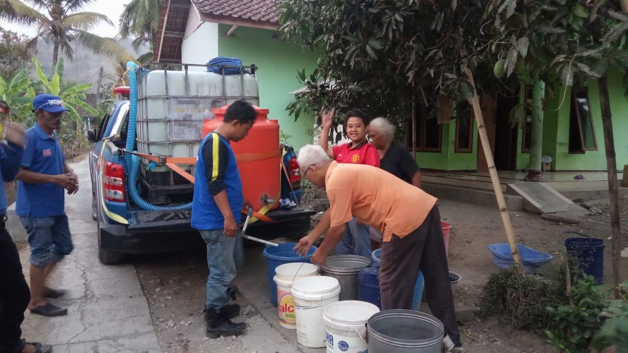 Bencana Kekeringan Ciamis, Tagana Ciamis Distribusikan Air Bersih