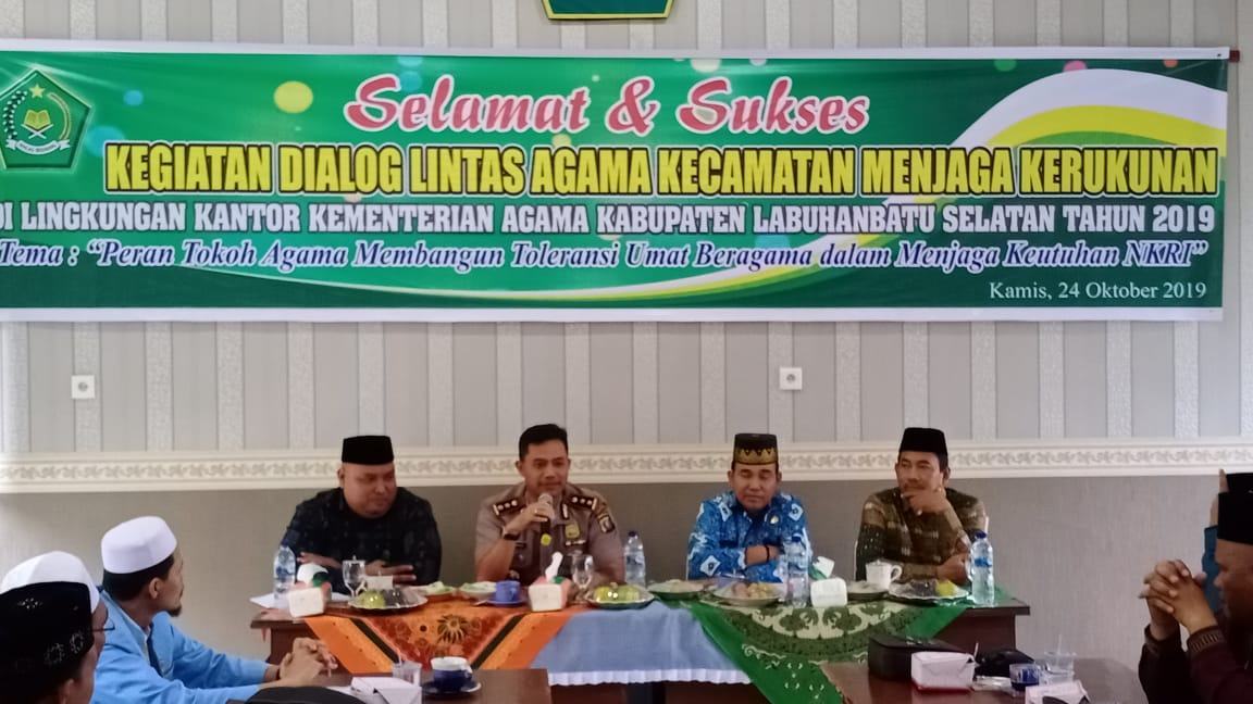 Kapolres Labuhanbatu, Bahas Kerukunan Umat Agama
