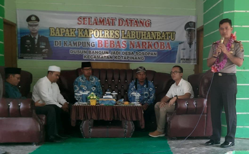 Polres Labuhanbatu, Berikan Penyuluhan Bahaya Narkoba
