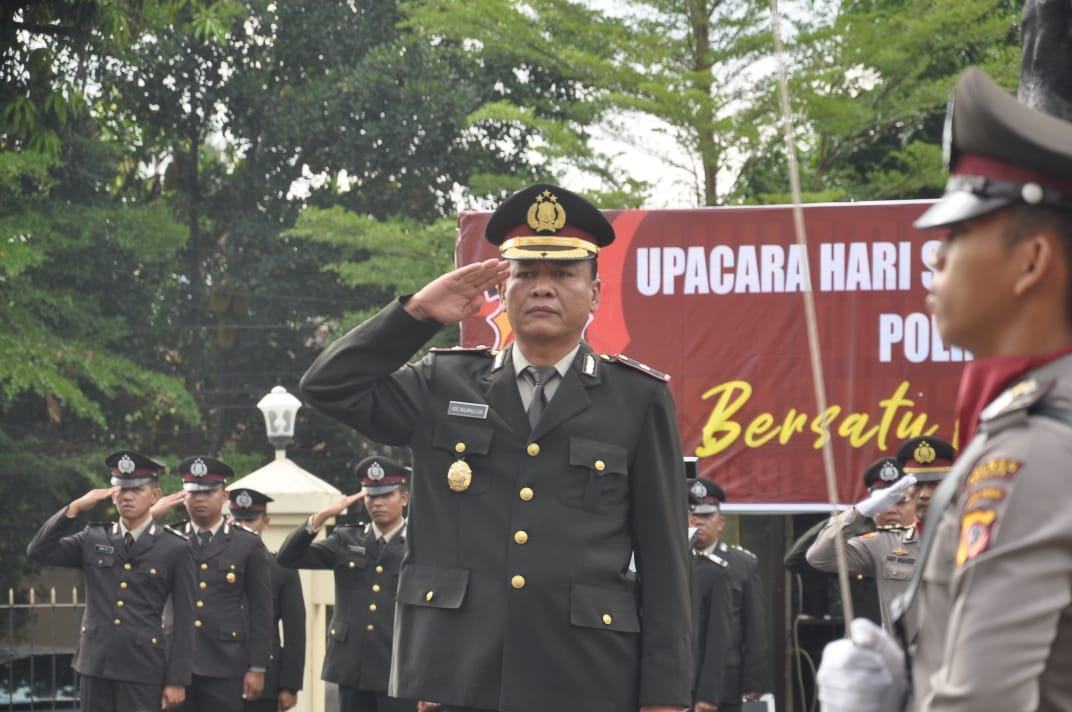 Peringatan Hari Sumpah Pemuda ke-91, Wakapolres Banjar Jadi Inspektur Upacara