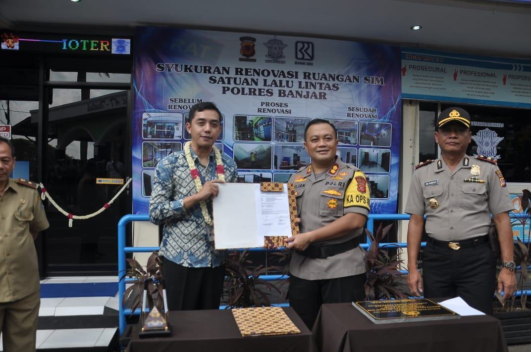 Kapolres Banjar, Resmikan Gedung Satlantas Polres Banjar