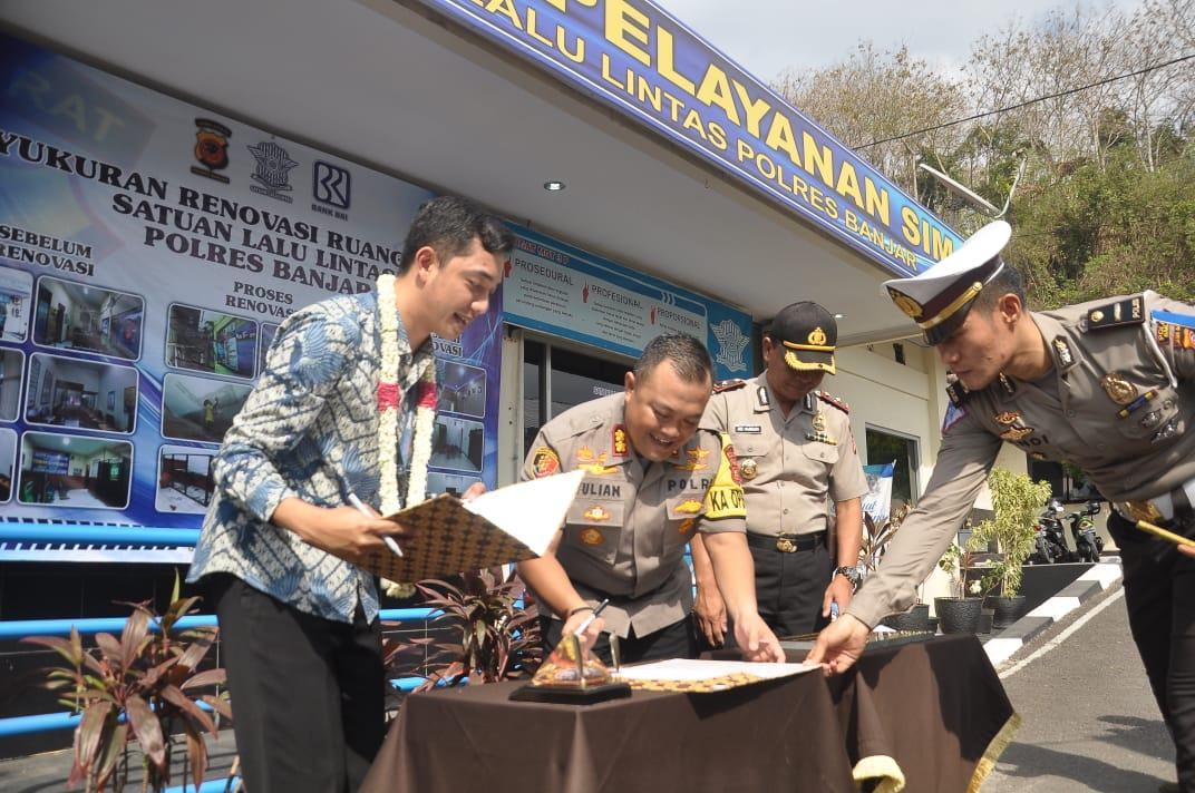 Kapolres Banjar, Resmikan Gedung Satlantas Polres Banjar