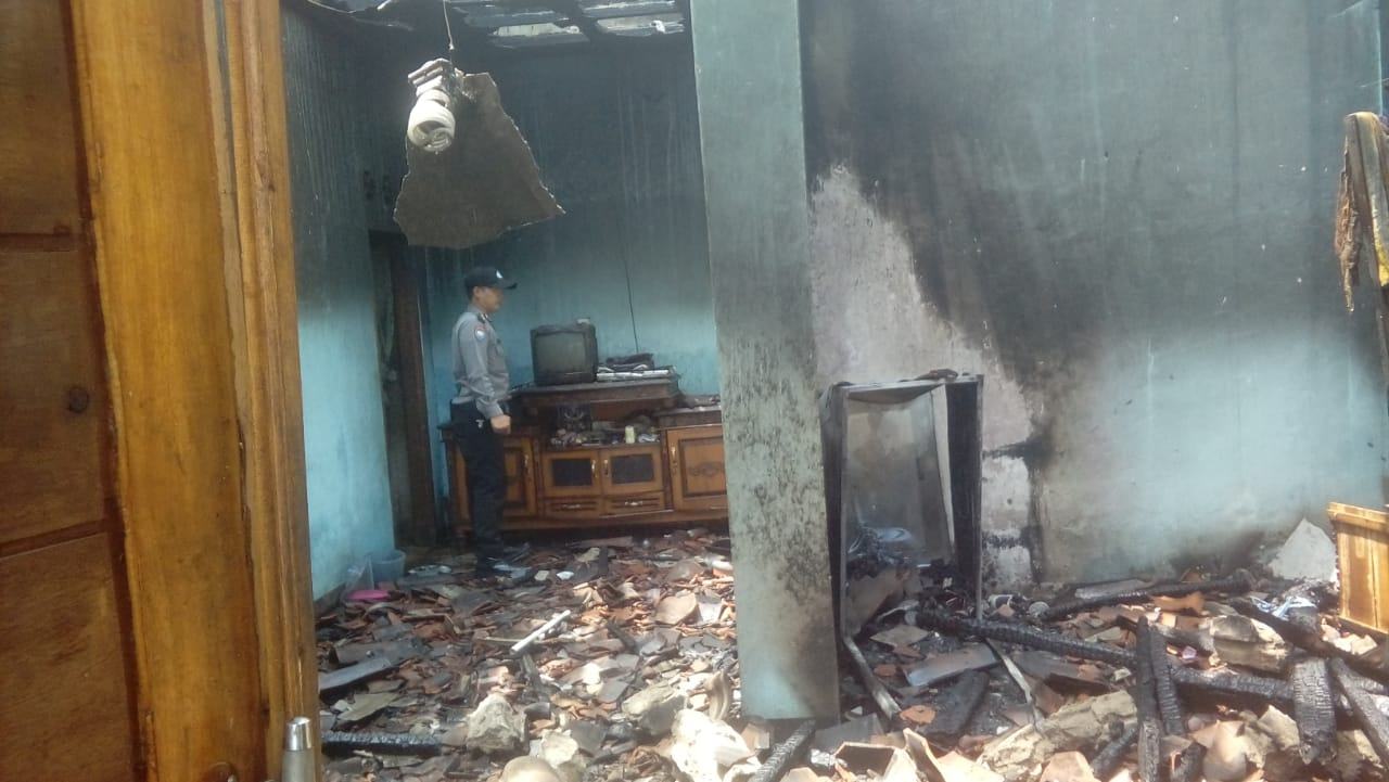 Kebakaran Rumah Ciamis, Diduga Korsleting Listrik