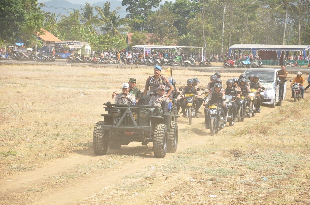 Kapolres Banjar, Tinjau Langsung Proses Pilkades Serentak 2019