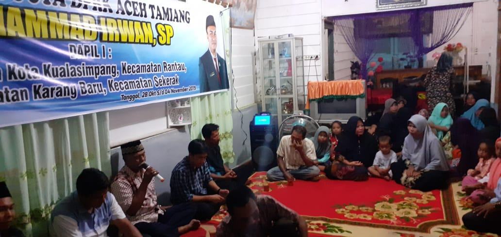Anggota DPRK Aceh Tamiang, Dengarkan Keluhan Masyarakat