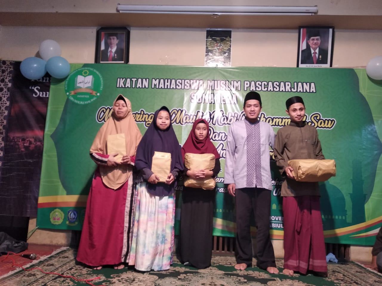 Peringati Maulid Nabi Muhammad, IMMPASS Santuni Anak Yatim
