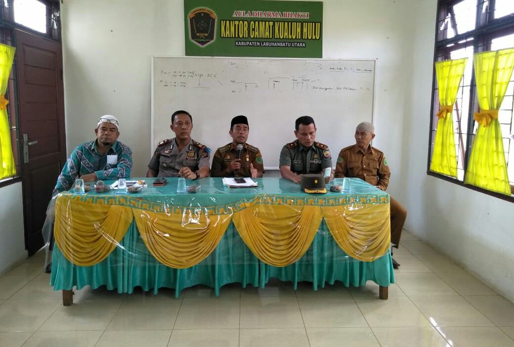 Kapolsek Kualuh Hulu, Hadiri Rapat Persiapan MTQ ke IV dan FSN ke III