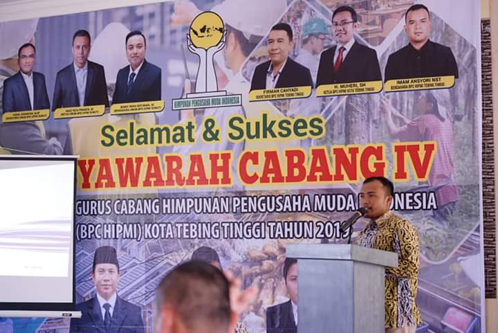 HIPMI Tebing Tinggi, Muhammad Zen: Semoga Imam Berikan Nafas Baru