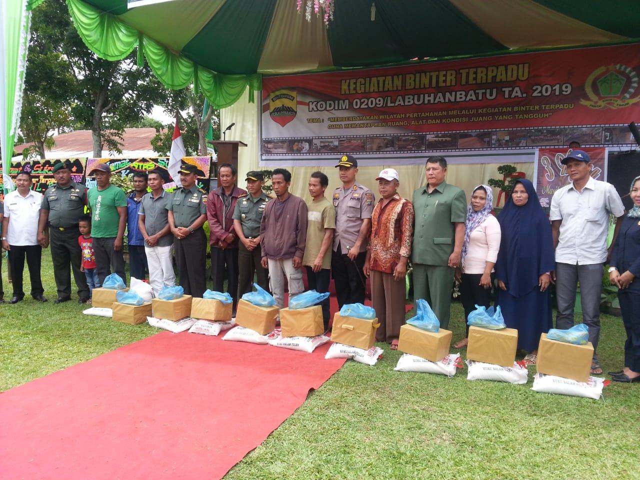 Binter Terpadu 2019, Sinetgitas Dandim 0209/LB dengan Kapolres