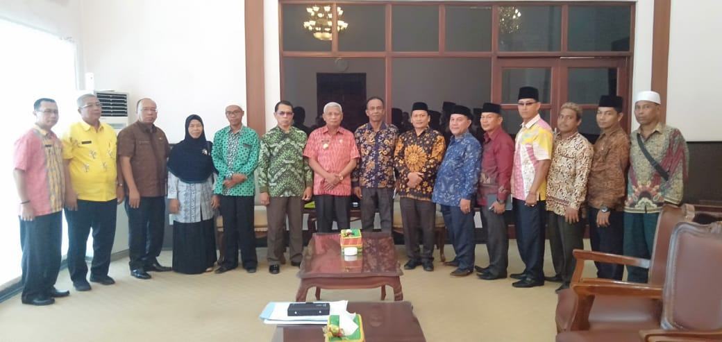 Jelang Pelantikan, DPD Al Ittihadiyah Asahan Audensi dengan Bupati Asahan