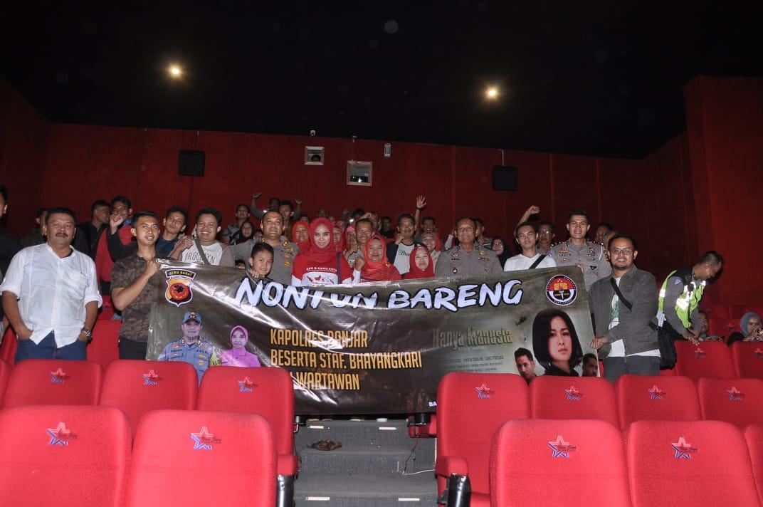 Kapolres Banjar, Nobar Film “Hanya Manusia”