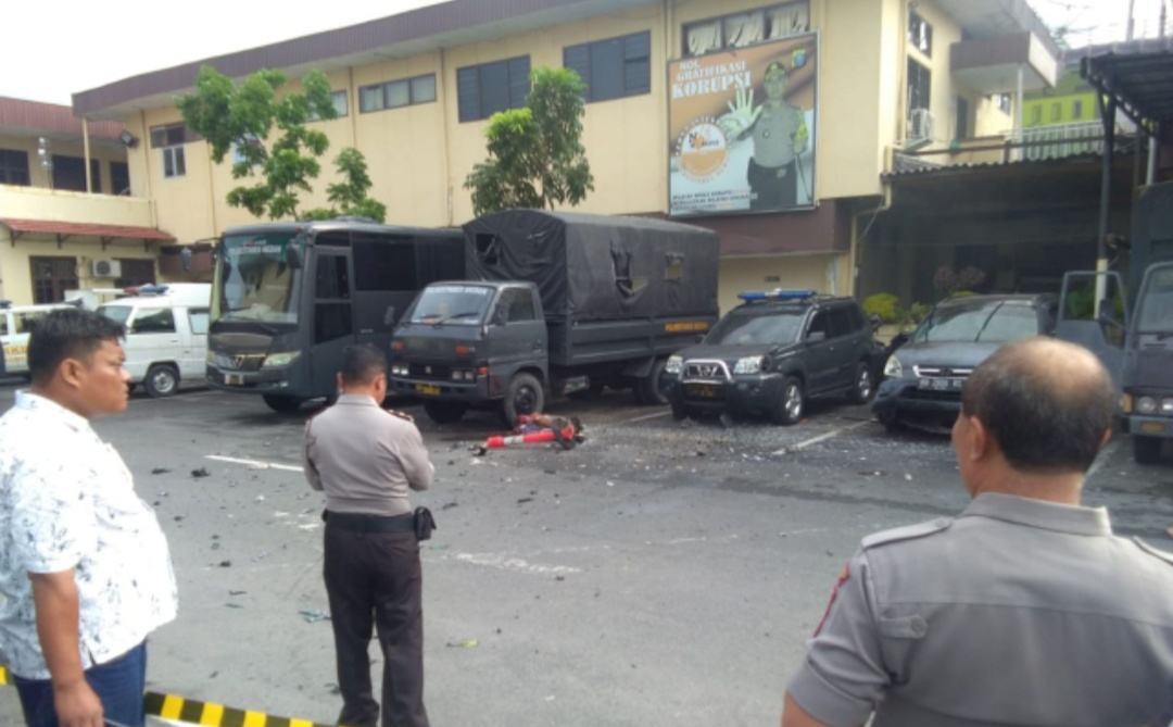 Bom di Poltabes Medan, Begini Komentar Netizen