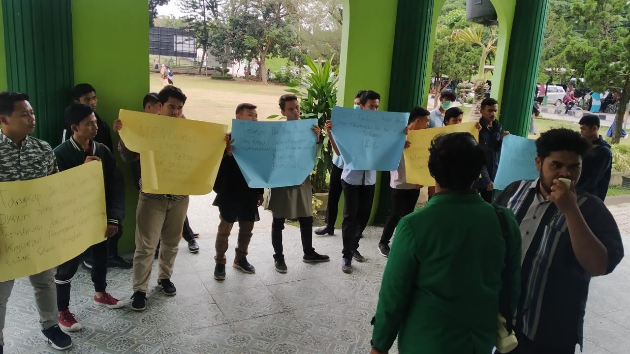 Aksi Mahasiswa UINSU, Desak Rektor Pecat Dosen Tidak Terpuji