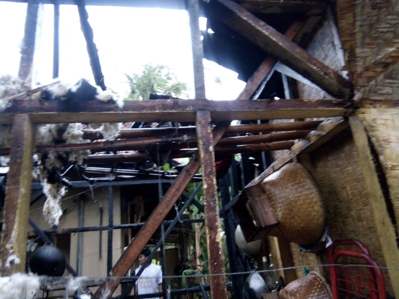 Rumah Terbakar di Ciamis, Diduga Akibat Tungku Memasak