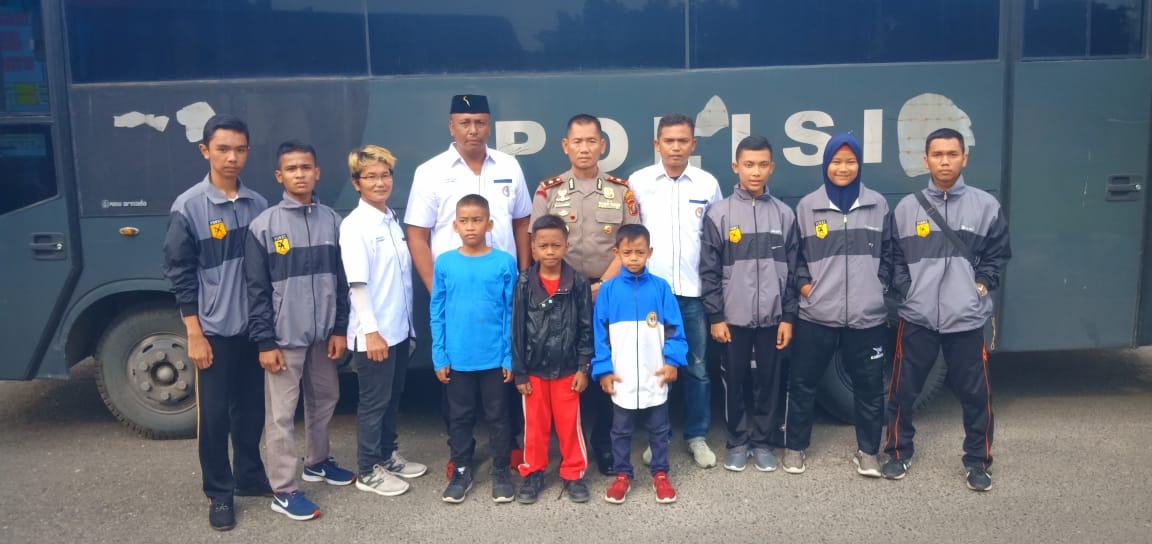 Polres Labuhanbatu, Lepas Atlet Wadokai Ikuti Pertandingan Tropi Poldasu