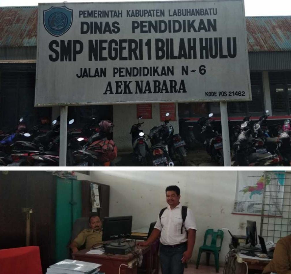 Kepsek SMPN 1 Bilah Hulu, Dugaan Ketimpangan Dana Bos 