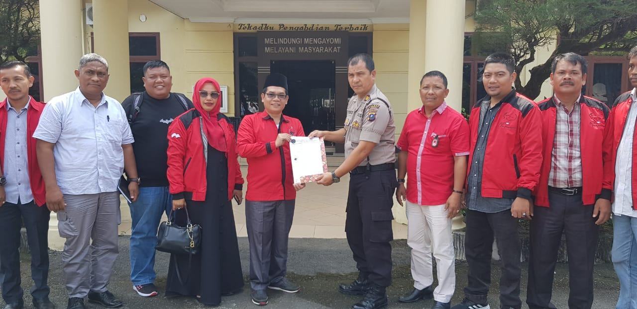 Polres Langkat, Menerima Audiensi DPC PDIP Langkat