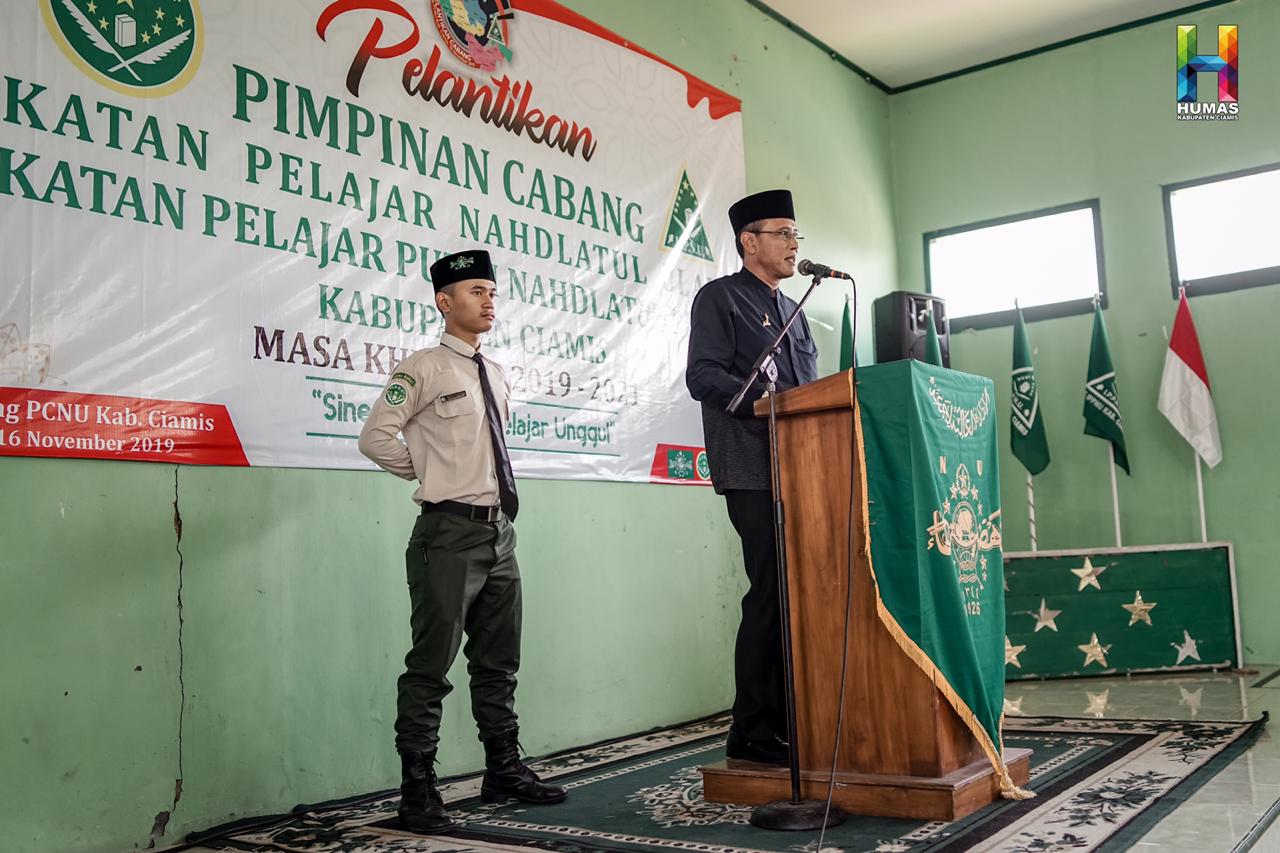 Bupati Ciamis, Hadiri Pelantikan IPNU dan IPPNU Ciamis