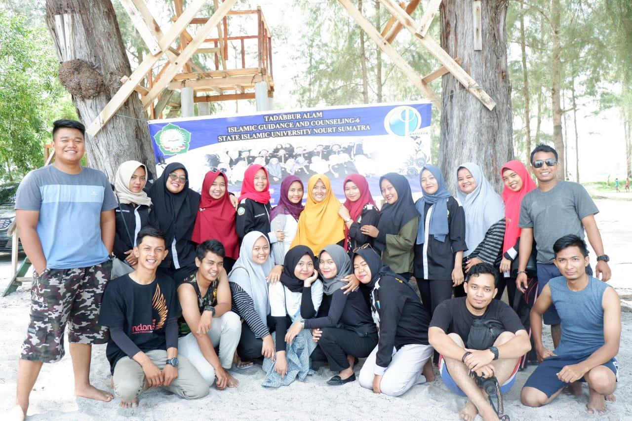 Mahasiswa BKI FITK UIN SU, Lakukan Tadabur Alam