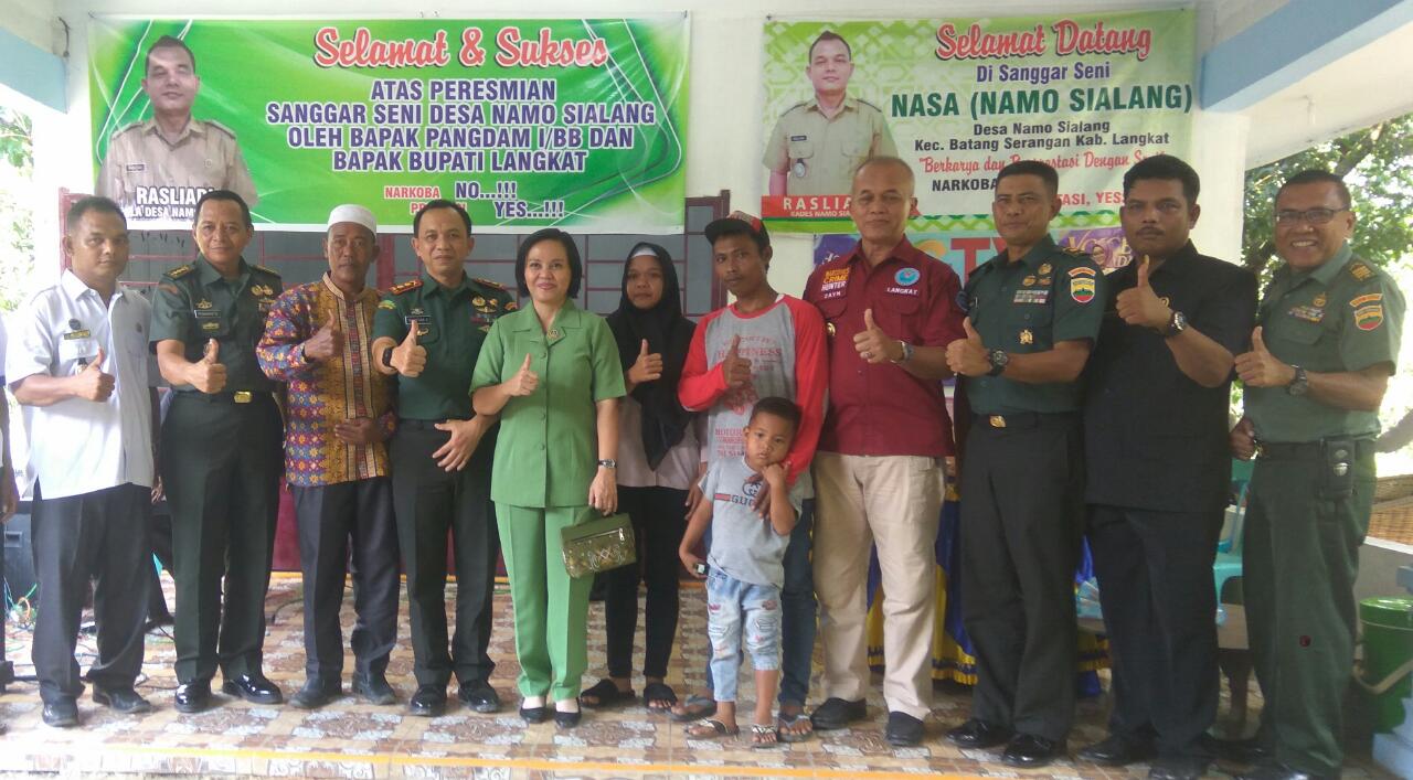 Binter Terpadu Kodim 0203/Langkat, Digelar di Desa Namo Sialang