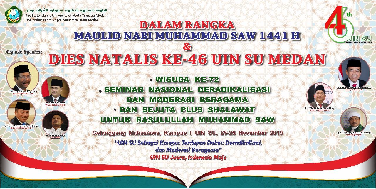 UINSU, Gelar Seminar Nasional Sejuta Sholawat