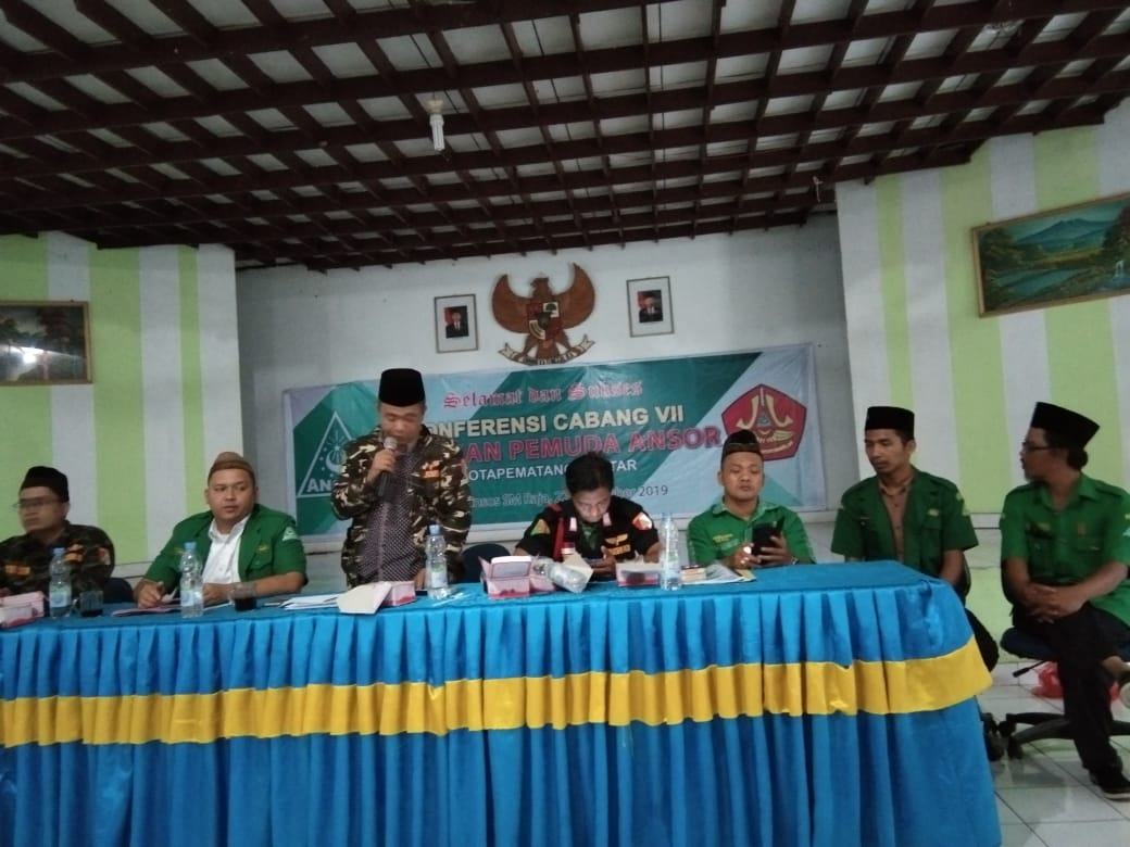Kofercab VII GP Ansor Pematangsiantar : Ridwan Akbar M. Pulungan Ketua Terpilih