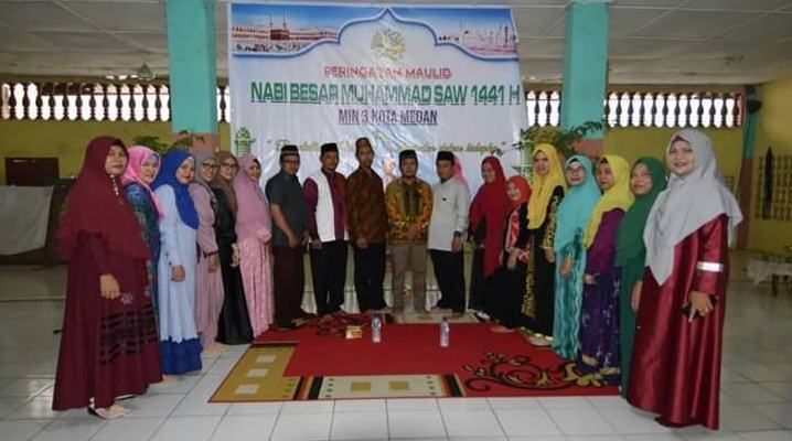 MIN 3 Kota Medan, Berselawat dan Berdoa untuk Palestina