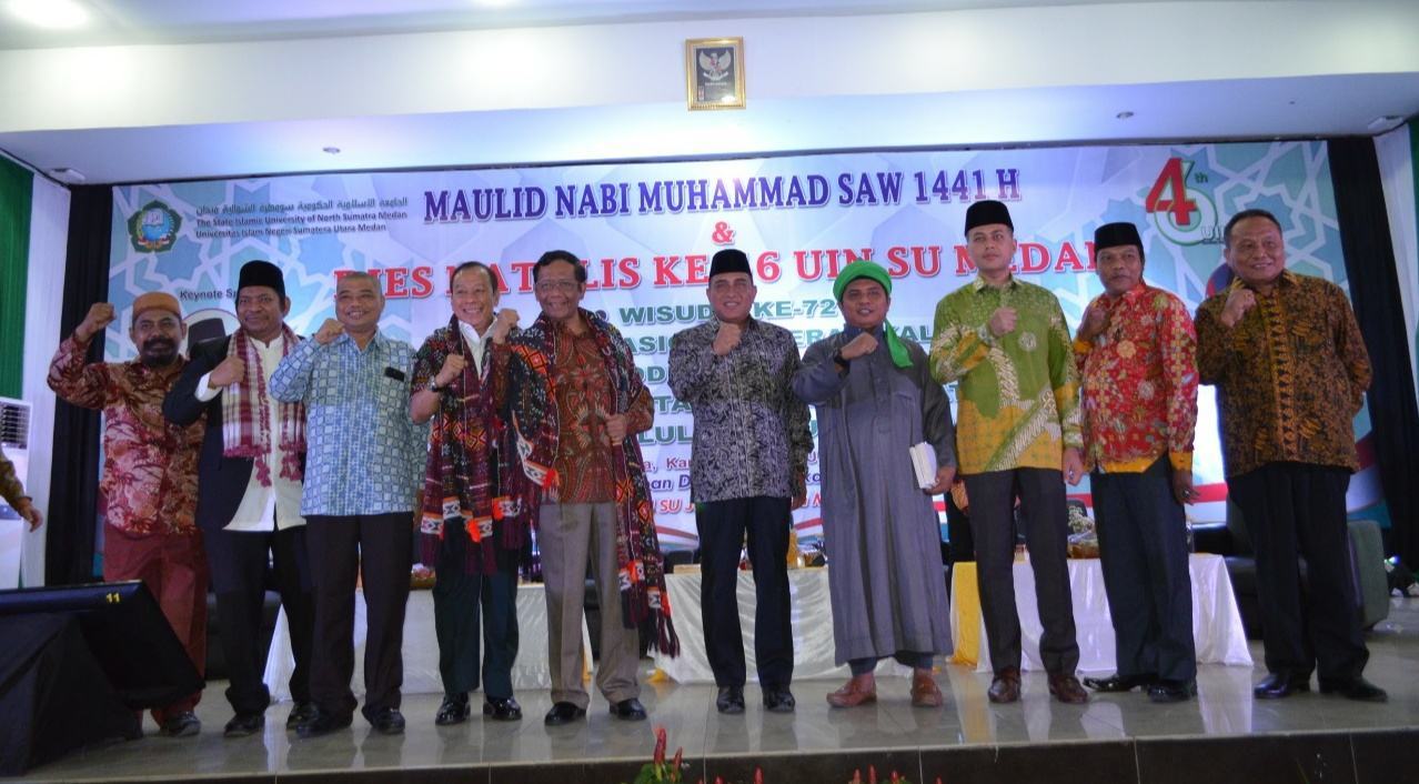 UIN-SU, Mahfud MD Didapuk Pimpin Pembacaan 1 Juta Shalawat