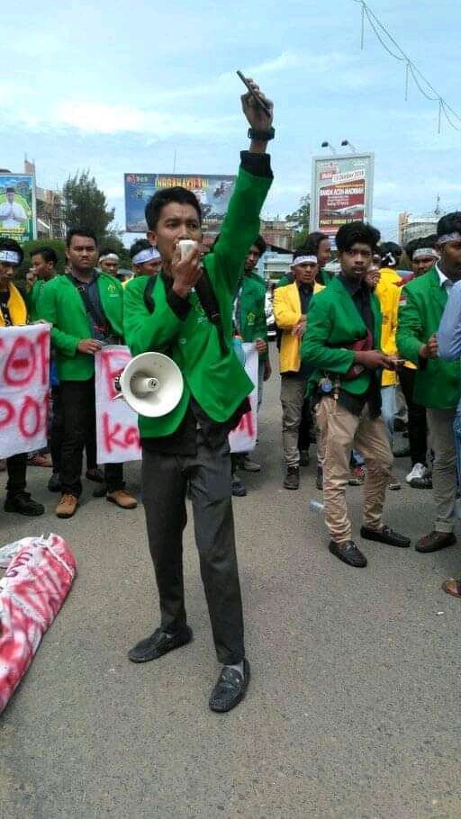 Proyek 88 M Ditunda, Bem FH Unimal Laporkan ke KPK