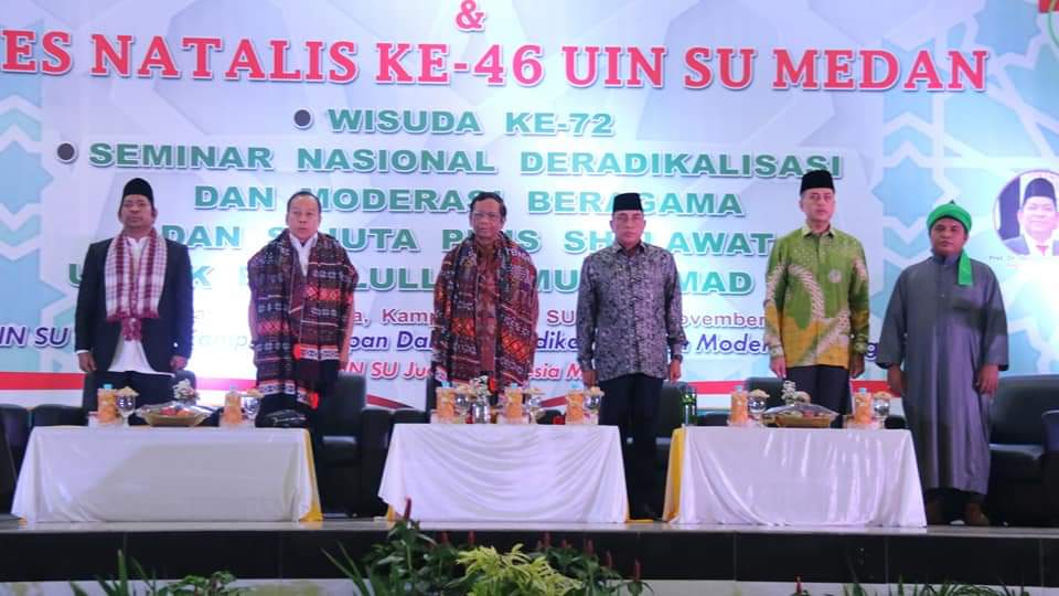 Menkopolhukam ke UIN-SU, Sejuta Shalawat Pecahkan Rekor MURI