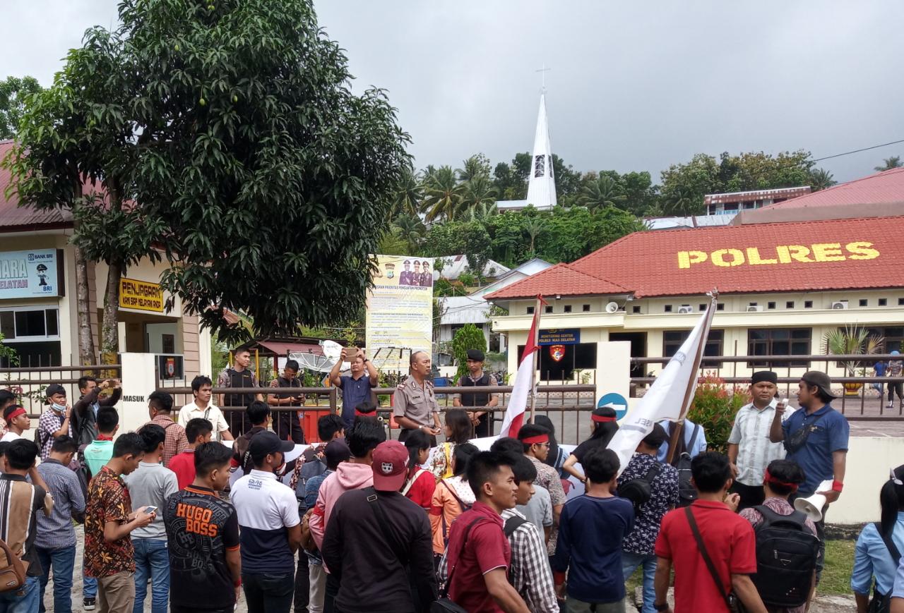FORDEM NISEL, Kecam Tindakan Intimidasi Anggota Polres Nias Selatan Terhadap Mahasiswa