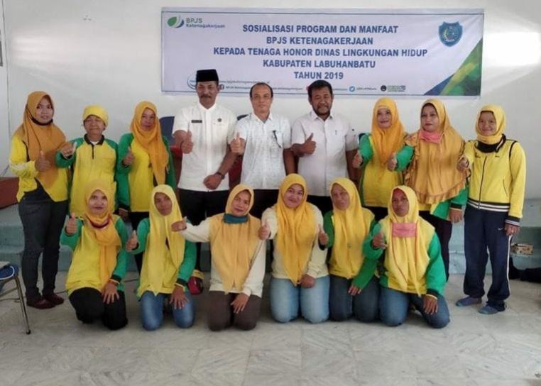 DLH Labuhanbatu, Daftarkan Petugas Kebersihan dan Pengelolaan Sampah ke BPJS Ketenagakerjaan