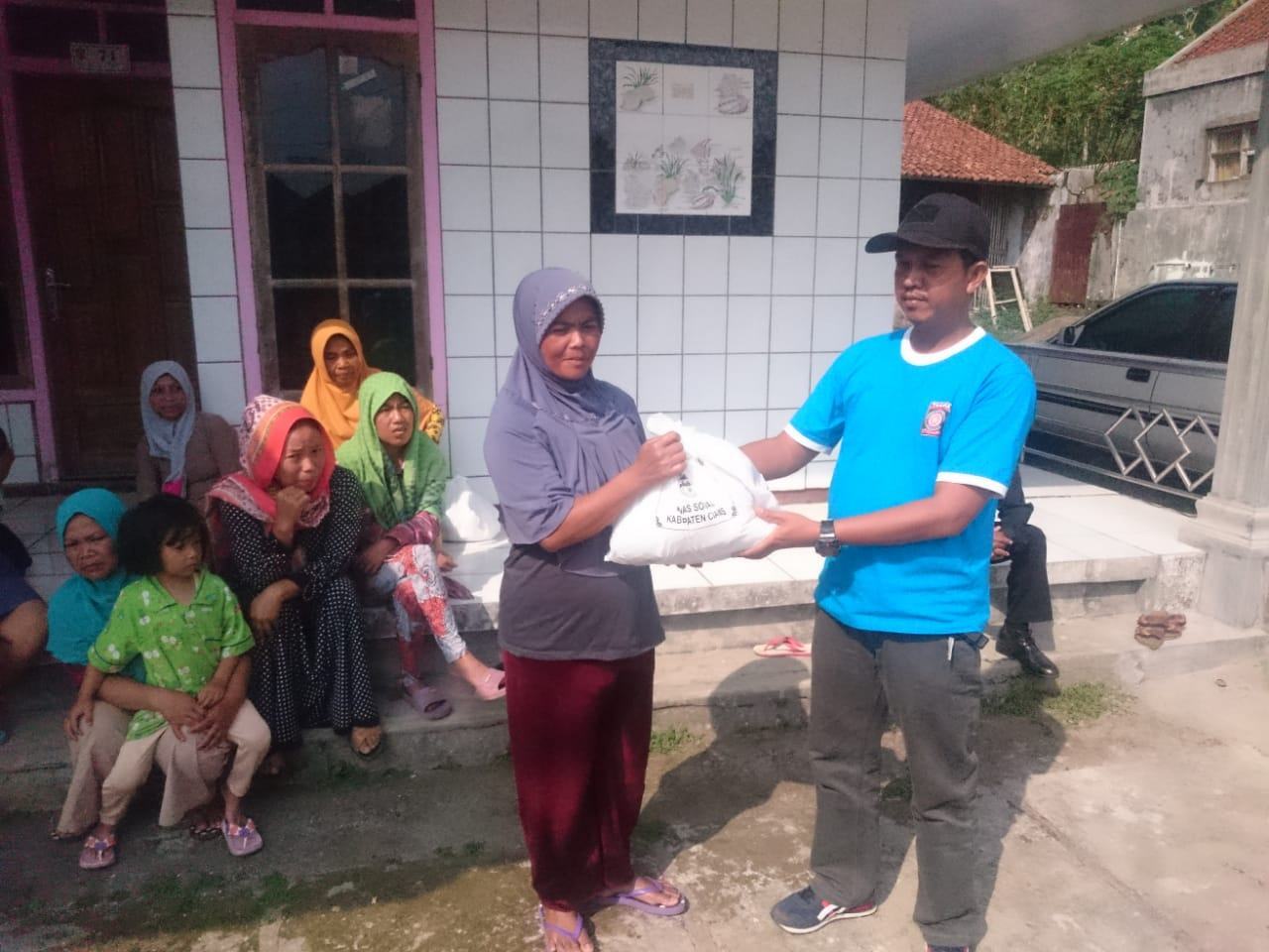 Dinas Sosial Ciamis, Bantu Korban Bencana Angin Puting Beliung